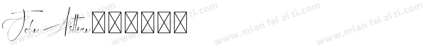 John Asttern字体转换